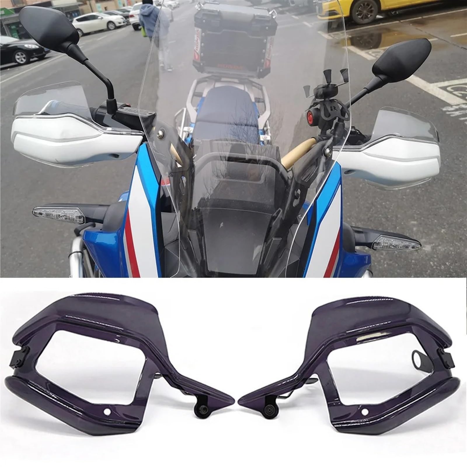 ブレーキガードバイク ハンドルバーハンドガードプロテクター X-ADV750